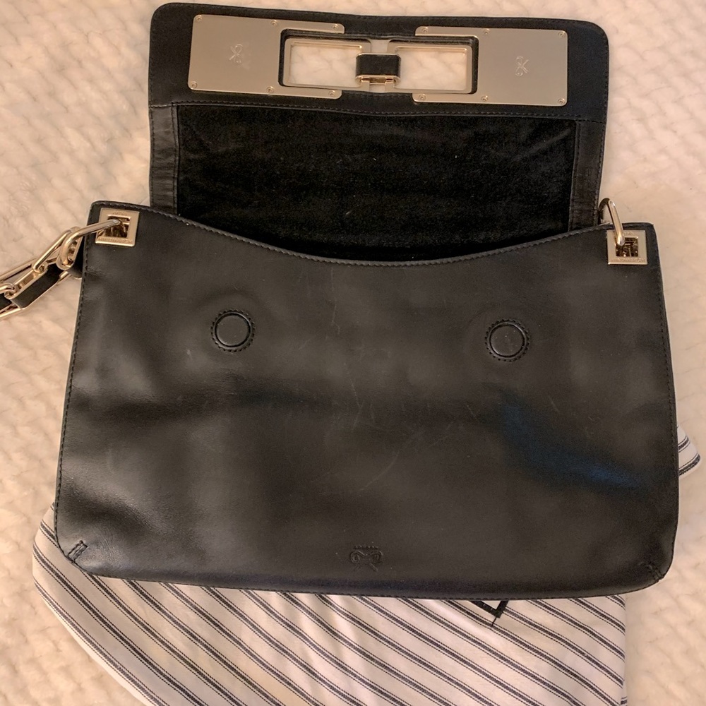 Anya Hindmarch Chain Leather Shoulder Bag - black - Picture 2 of 13
